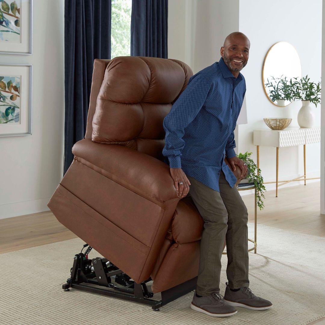 Chandler recline seat leather lift chair 