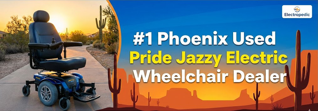 #1 Phoenix used Pride Jazzy electric wheelchair dealer