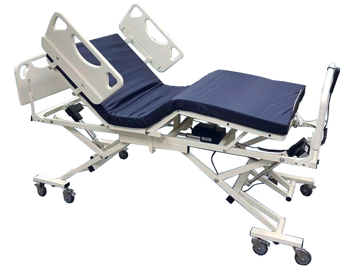 3 motor fully electric high low hospital bed