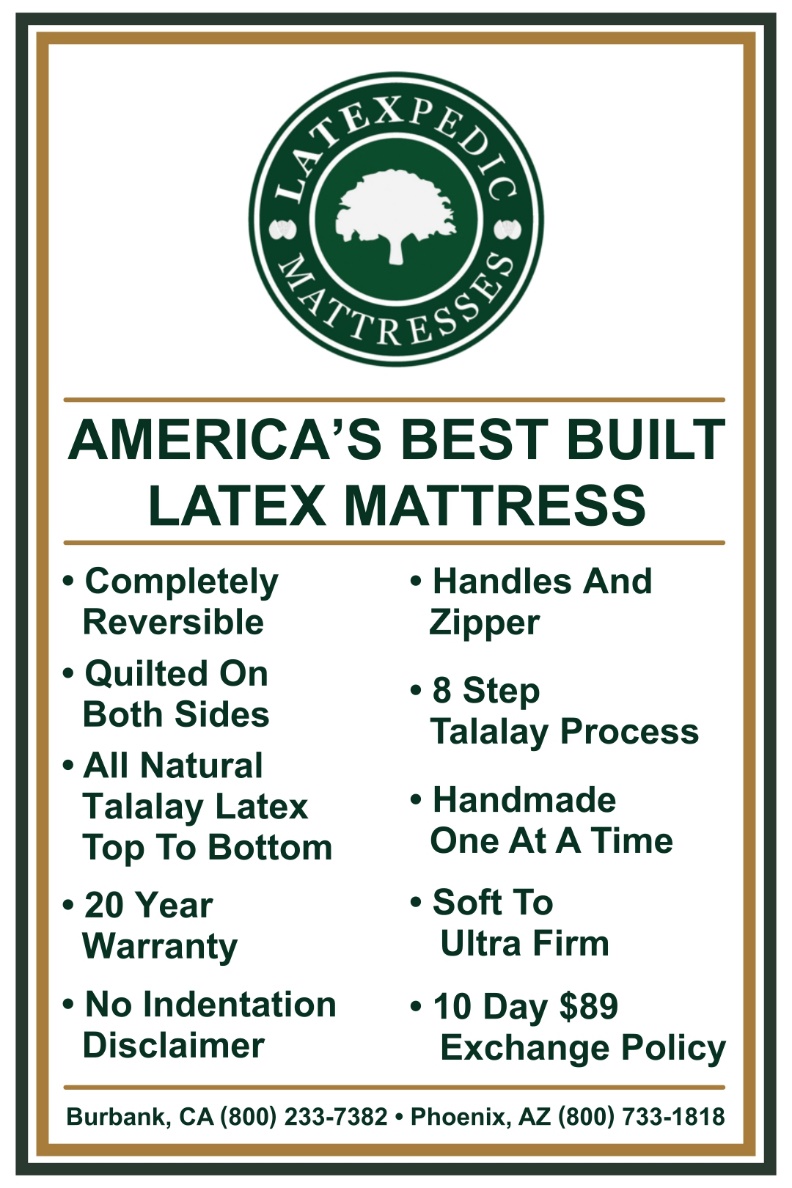 America's best built highest quality latex natural organic mattresses